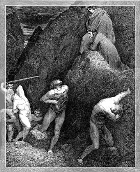 Inferno canto 28 versi 28-30 (Gustave Doré)