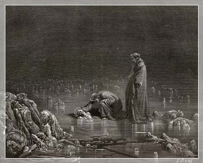 Inferno canto 32 versi 76-78 (Gustave Doré)