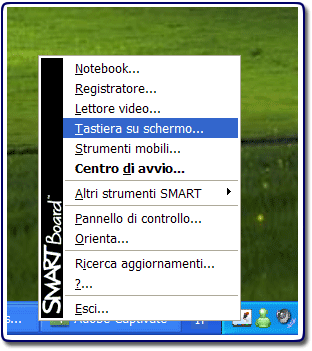 Menu - Tastiera