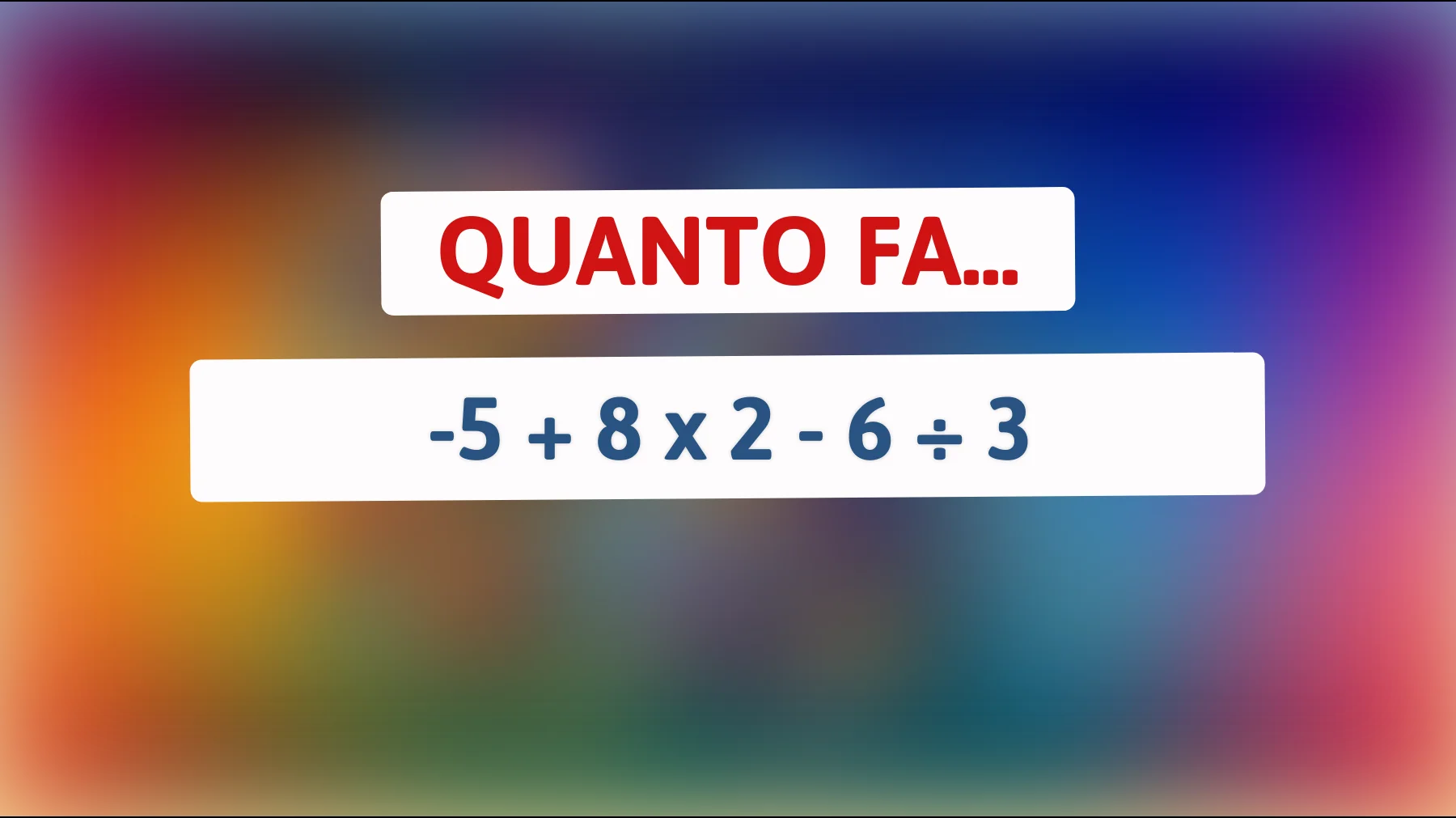 Solo le Menti Geniali Risolvono Questo Enigma Matematico: Tu Sei All'Altezza? Scopri la Risposta!"