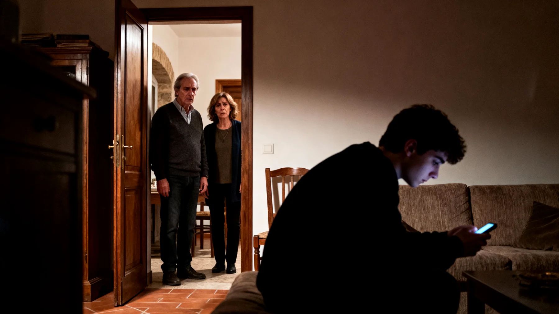 I genitori faticano a gestire l'eccessivo utilizzo di smartphone, videogiochi e dispositivi digitali da parte dei loro figli giovani adulti, che trascorrono molte ore connessi compromettendo il dialogo familiare, le relazioni reali e la produttività quotidiana"