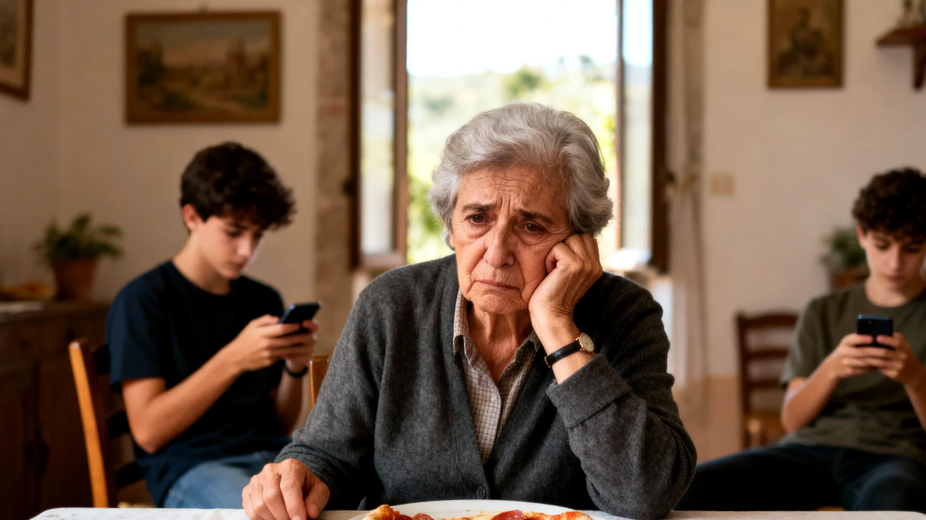 I nonni faticano a instaurare un dialogo affettivo profondo con i nipoti giovani adulti, che sembrano distanti e poco interessati a condividere emozioni, pensieri e vissuti personali."